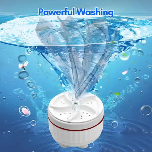 Pocket-Size Ultrasonic Washing Machine for Travel & Daily Use